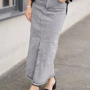 Jasmin Skirt – Grey denim
