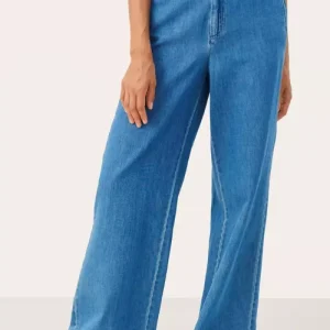 Coralie trousers – Medium Blue Denim