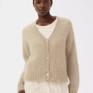 Zendaya cardigan – light camel