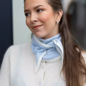 Duo triangel skjerf – Light Blue