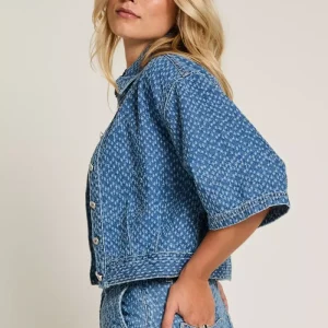 Mauve jacket – Laserprint Denim