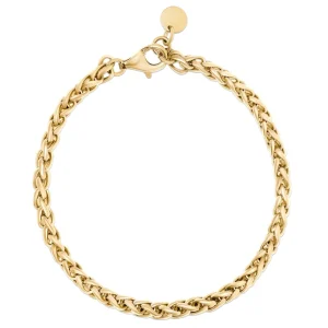 Gold link bracelet