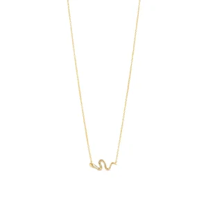 Serpent Gold Necklace