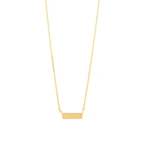 Line Gold Necklace