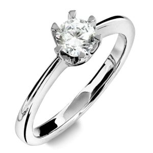 Sølv ring med zirkonia